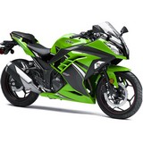 0150 Fairing Kawasaki Ninja 300 Ex300R 2013 2014 Cowlings Green Black Stripe